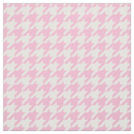 Katoen Snoep roze, wit Houndstooth Pattern #2M Stof