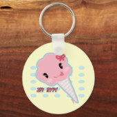 Katoen Snoep Sleutelhanger (Voorkant)