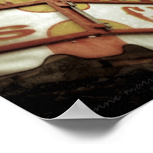 Katoen Snoep Square Poster (Hoek)