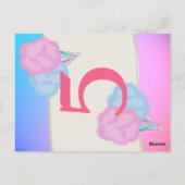 Katoen Snoep Tabel Nummer Kaart (Achterkant)