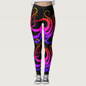 Katoen Snoep Tentakels - Leggings (Voorkant)