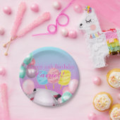 Katoen Snoep Thema Papieren Bordje (Feest)