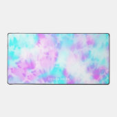 Katoen Snoep Tie Dye Patroon op maat Bureaumat (Voorkant)