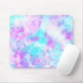 Katoen Snoep Tie Dye Patroon op maat Muismat (Met muis)