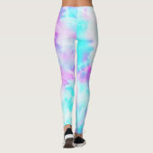 Katoen Snoep tijdekleurpatroon Leggings (Achterkant)