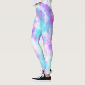 Katoen Snoep tijdekleurpatroon Leggings (Links)