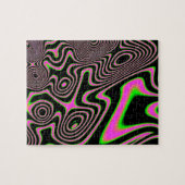 Katoen snoep Trippy Abstract Legpuzzel (Horizontaal)