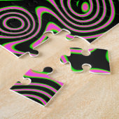 Katoen snoep Trippy Abstract Legpuzzel (Zijkant)