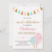 Katoen snoep, uitnodiging (Voorkant)