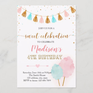 Katoen snoep, uitnodiging