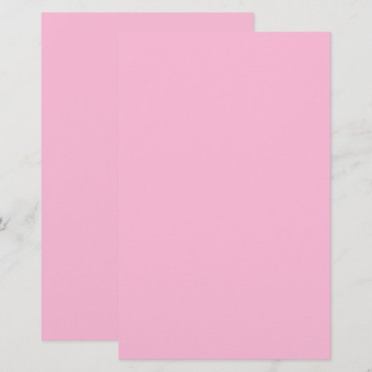 Katoen Snoep Vaste kleur Briefpapier (Voorkant / Achterkant)