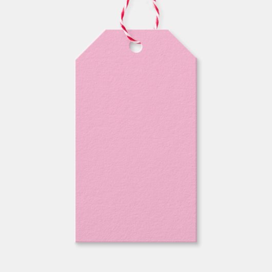 Katoen Snoep Vaste kleur Cadeaulabel (Voorkant)