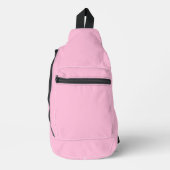 Katoen Snoep Vaste kleur Sling Bag (Voorkant)