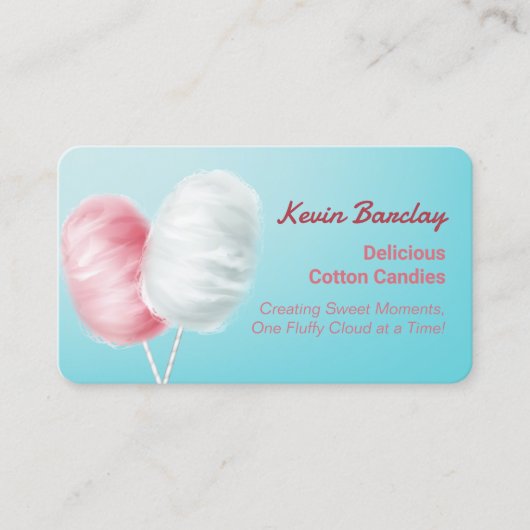 Katoen Snoep Visitekaartje (Voorkant)
