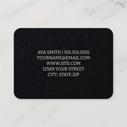 Katoen Snoep Visitekaartje (Achterkant)