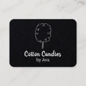 Katoen Snoep Visitekaartje (Voorkant)