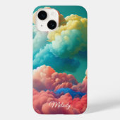 Katoen Snoep Wolken op maat Case-Mate iPhone Case (Achterkant)