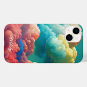 Katoen Snoep Wolken op maat Case-Mate iPhone Case (Achterkant (horizontaal))