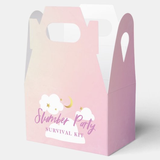Katoen Snoep Wolken Slumber Party Favor Box Bedankdoosjes (Geopend)