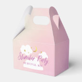 Katoen Snoep Wolken Slumber Party Favor Box Bedankdoosjes (Voorkant Zijde)