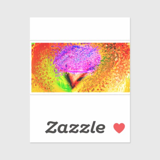 Katoen snoep yum houten doos mok papier sticker (Vel)