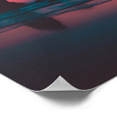 Katoen Snoep - Zonneset Poster (Hoek)