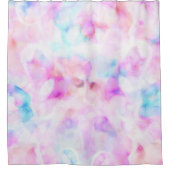 Katoen Snoepjes Waterverf Glam Douchegordijn (Voorkant)