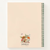 Katoen, spiraalvormig Notitieboek, 8,5 x 11 inch Notitieboek (Achterkant)