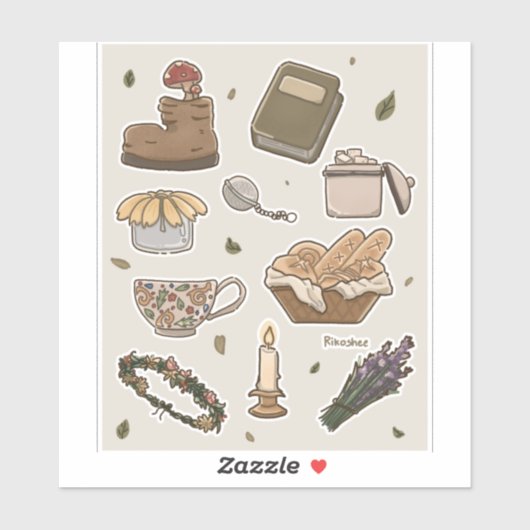 Katoen sticker (Vel)