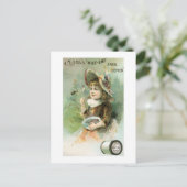 Katoen tapespoel van de Mile (2) Briefkaart (Staand voorkant)