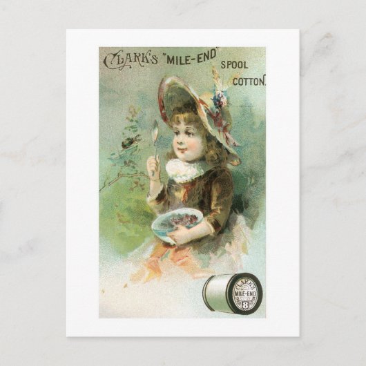 Katoen tapespoel van de Mile (2) Briefkaart (Voorkant)