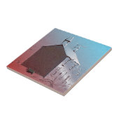 Katoen Tegeltje (Zijkant)