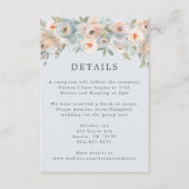 Katoen Tuinpasta Blauw Perzenkoraal Informatiekaartje (Voorkant)