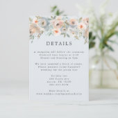 Katoen Tuinpasta Blauw Perzenkoraal Informatiekaartje (Staand voorkant)