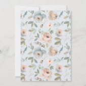 Katoen Tuinpasta Blauw Perzenkoraal Kaart (Achterkant)