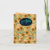 Katoen Unicorn Donkey Een van de soorten Kaart (Achterkant)