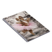 Katoen van Tuléar Ballerina in Chinese Tempelinkt Notitieboek (Rechterzijde)