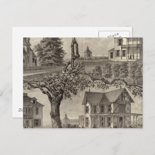 Katoen van WC Hamilton, Spring Lake, NJ Briefkaart (Voorkant / Achterkant)