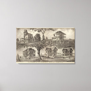 Katoen van WC Hamilton, Spring Lake, NJ Canvas Afdruk