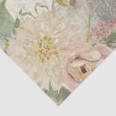 Katoen  ventilator Bouquet Blue en White Tissuepapier (Detail)