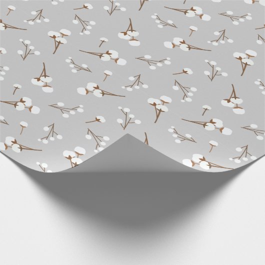 Katoen ventilatorpatroon cadeaupapier (Hoek)