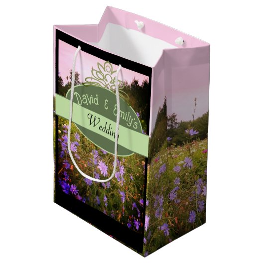 Katoen Vloerbeemdje Weddenschap Medium Cadeauzakje (Voorkant Gekanteld)