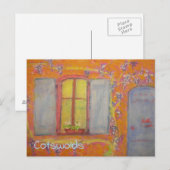 Katoen Wisteria Cottage Briefkaart (Voorkant / Achterkant)