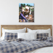 Katoenbakken 2003 canvas afdruk (Insitu (Slaapkamer))