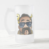 Katoenbier Frosty Matglas Bierpul (Links)