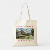 Katoenbieten Onderste canvas tas uitzicht slachten (Achterkant)