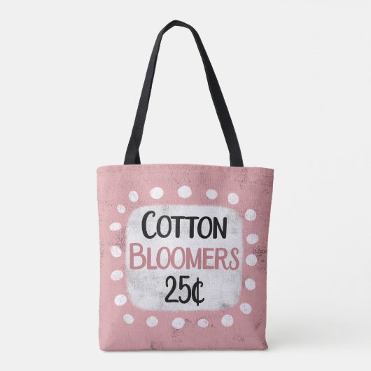 Katoenbloeiers 25 cent Canvas tas (Achterkant)
