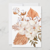 Katoenbloem Baby shower Emoji Boek Emoji Kaart (Achterkant)