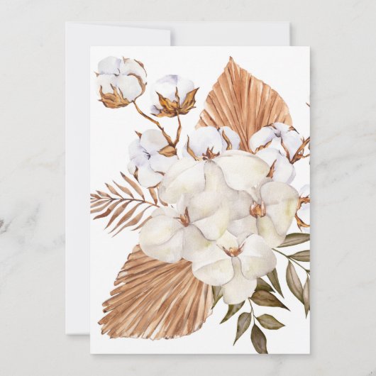 Katoenbloem Baby shower Emoji Boek Emoji Kaart (Achterkant)