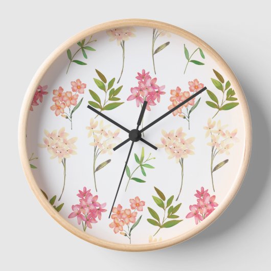 Katoenbloemen traditioneel, wazig patroon (Voorkant)